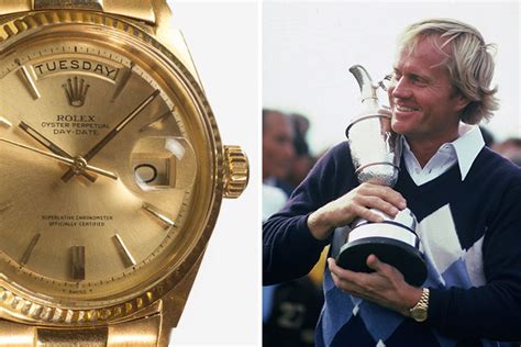 jack nicklaus's gold rolex watch is set for auction|Jack Nicklaus one watch.